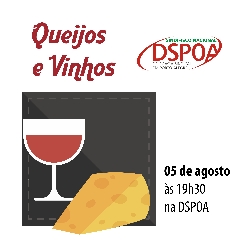  DSPOA convida filiados para Noite de Queijos e Vinhos