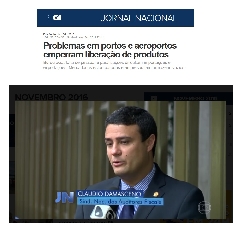  Jornal Nacional repercute mobilização da categoria