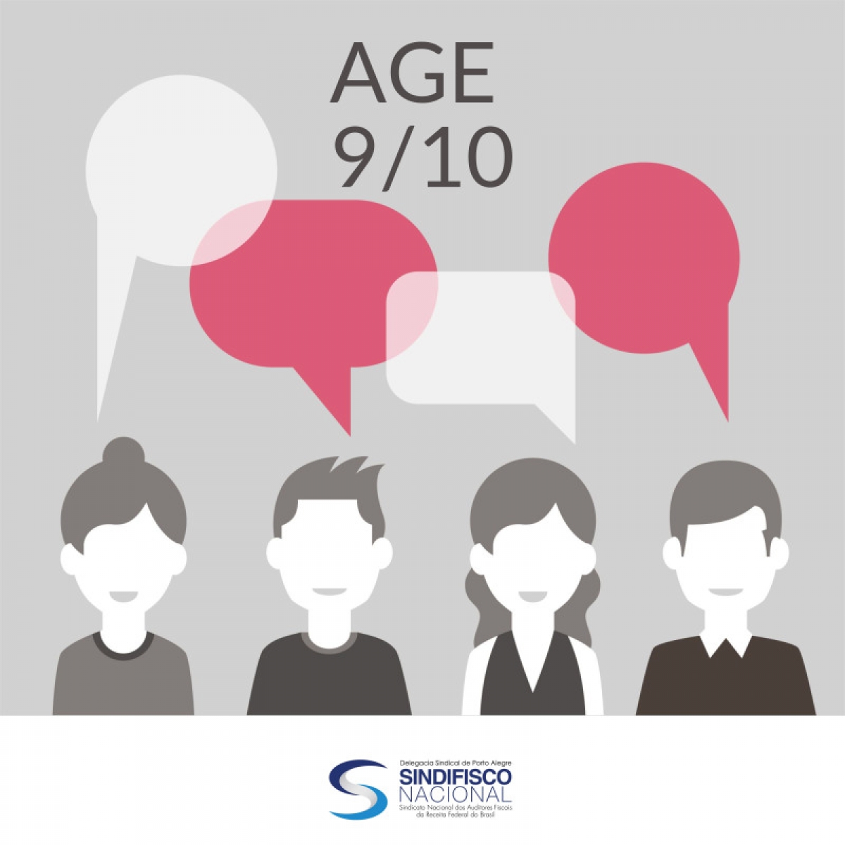 AGE no Chocolatão na segunda (9/10)!