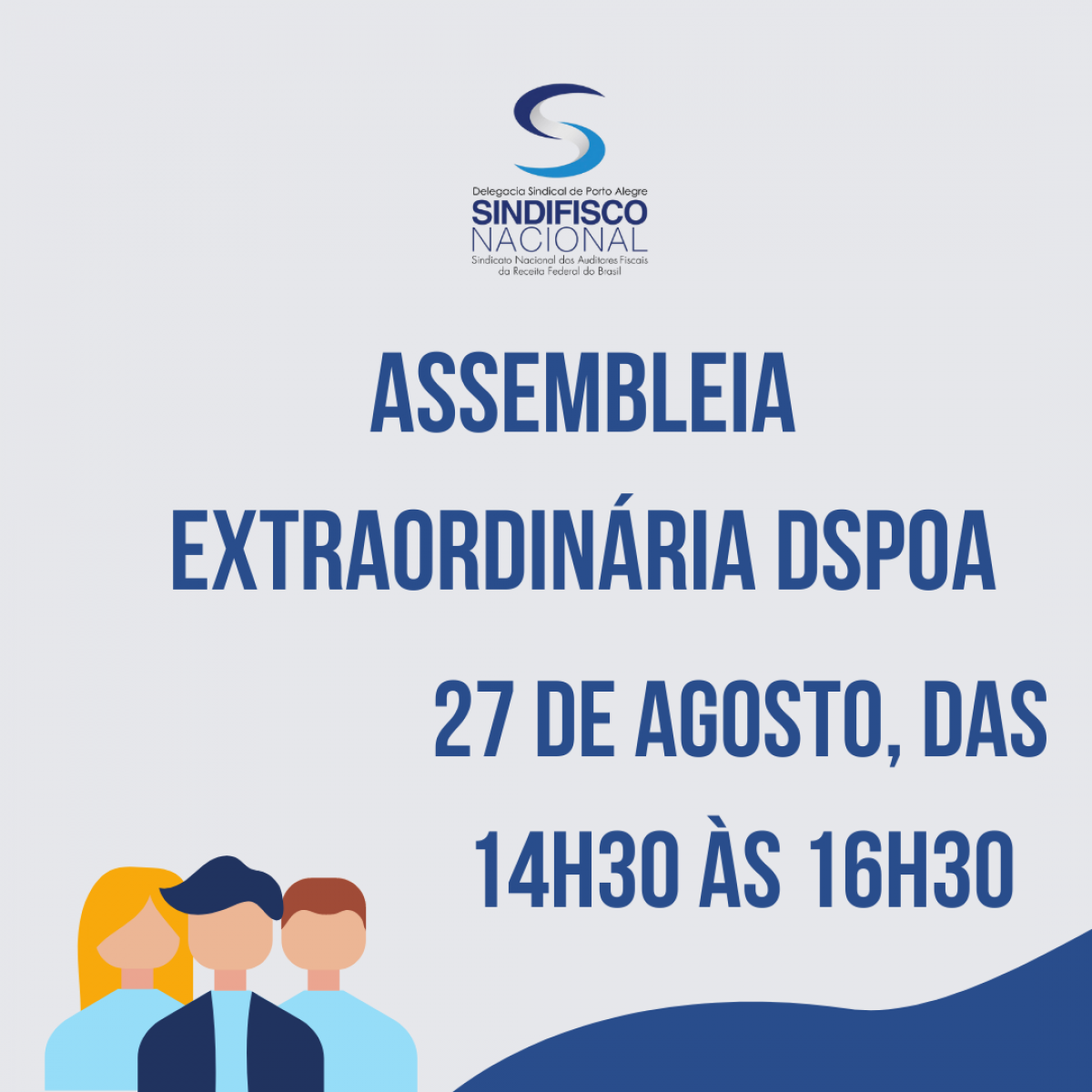 DSPOA convoca: Assembleia nesta sexta, 27