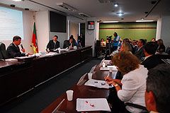 Diretoria participa de audiência sobre LOF estadual.